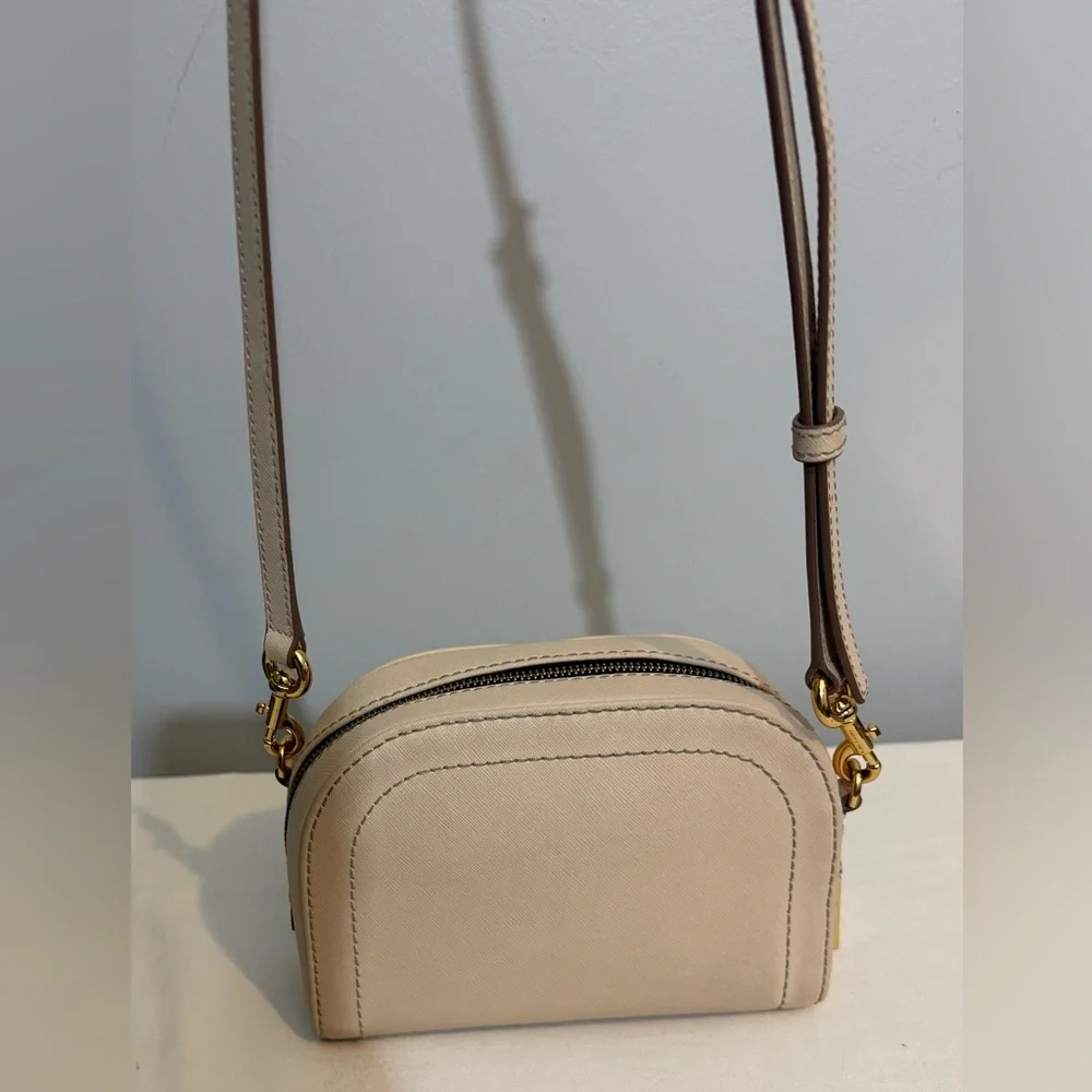 Marc Jacobs Playback Cream Leather Crossbody Shoulder Bag